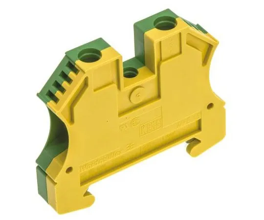 63-7455-21　Weidmuller ATEX 2 Way WPE 10地球终端铝块，螺丝下降16→6 AWG　1010300000