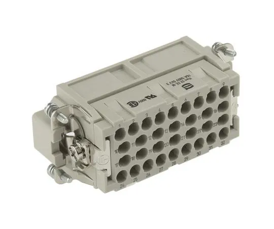 63-7464-62　韩EE系列尺寸16 B连接器插口，男，32路，16A, 500 V　9320323001