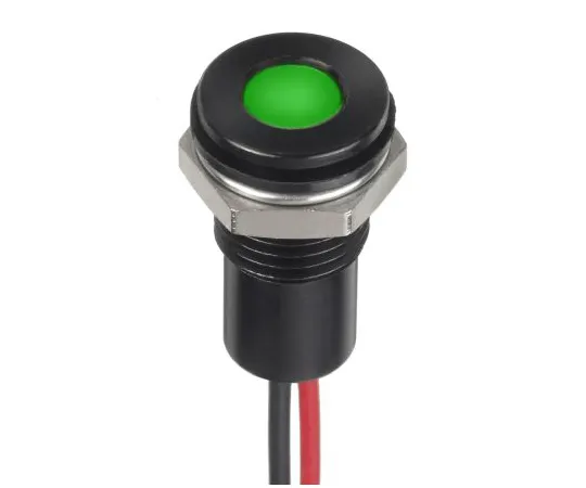 63-7027-77　RS PRO绿色指示器，24 V直流，8毫米安装孔尺寸，导线终止，IP67　132-9154