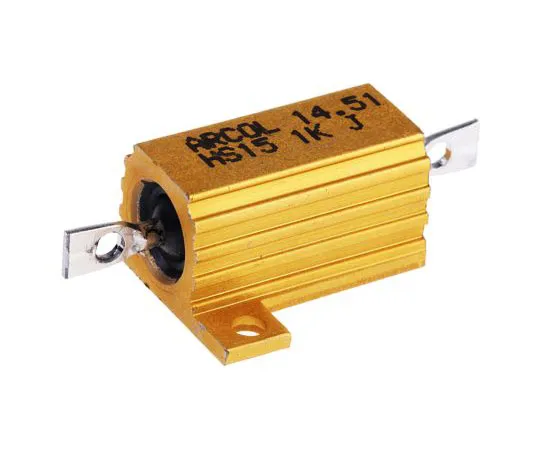 63-7349-05　ArcolHS15系列铝合金厚板轴向线材贴装电阻，1kΩ±5% 15W　HS15 1K J