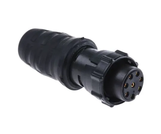 63-7450-58　开关EN3系列电缆安装连接器，8触点插座　EN3C8FX