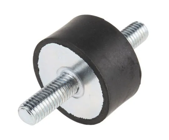 63-7385-66　RS PRO 20mm冲击安装M10 40mm直径63.2 kg,压缩载荷122.6 kg,公对公天然橡胶　162-3243