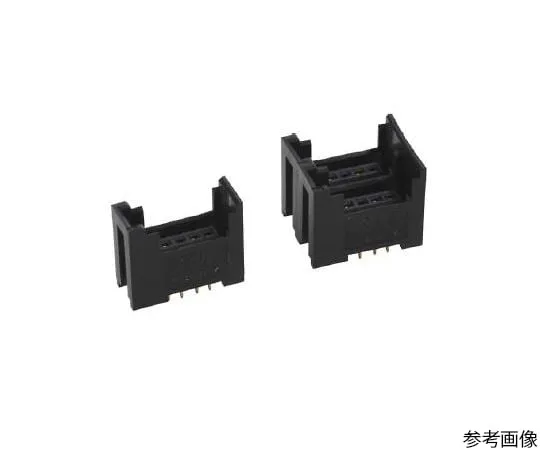 64-5866-92　迷你夹板安装插座直6极 (3极x 2列)　37206-62A3-003PL