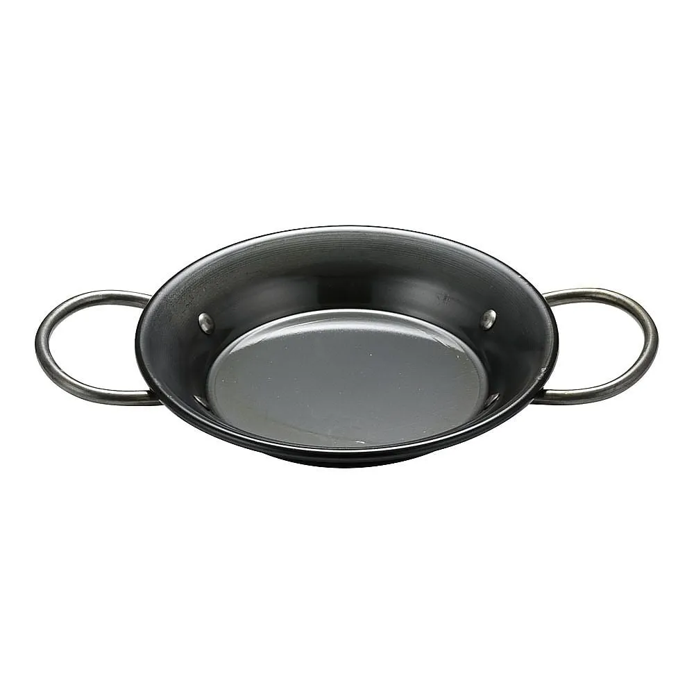 62-6730-91　Iron Paella Hot Pot, Both Hands 18 cm