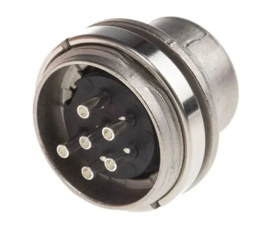 63-7634-83　Amphenol C 091 A系列面板安装连接器，6触点插头　T3402 000 RS