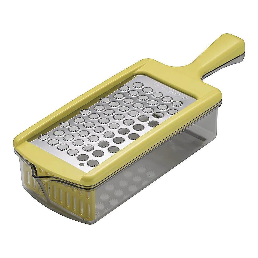 62-6469-10　Stainless Steel Grater Oshibori Yellow