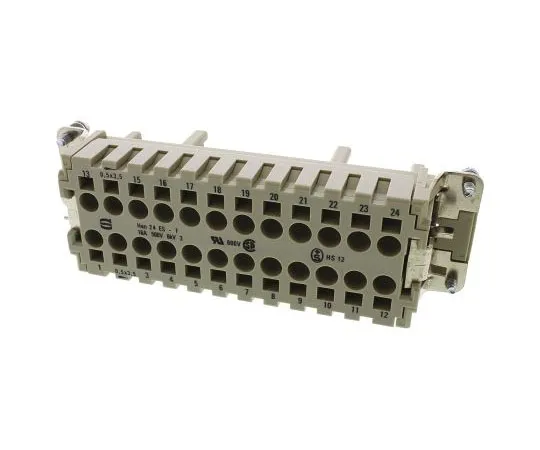 63-7509-10　韩ES系列尺寸16A连接器插入件，女，24路，16A, 500 V　9330242716