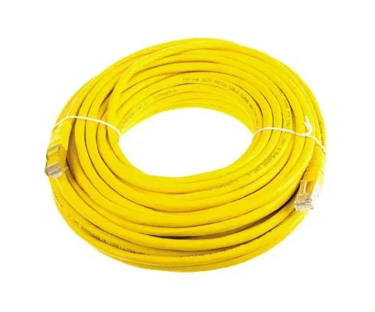 63-7638-41　Roline Yellow Cat6 Cable S/FTP MaleRJ45/MaleRJ45, 20m　21.15.1402-20