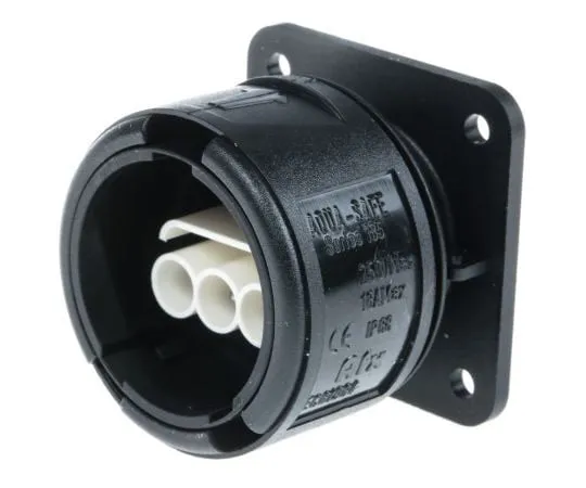 63-7571-82　Elkay Electrical 3 PoleIP68Rating Panel Mount Female IEC Connector Rating at16A　478-7666