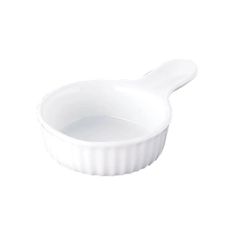 62-6821-89　Heat-Resistant Earthenware Souffle M (10 Pieces)