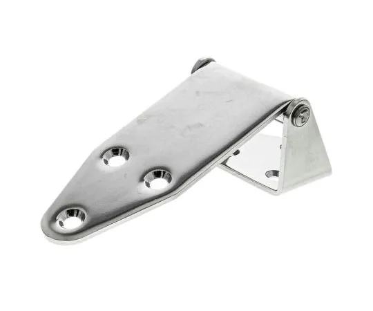 63-7501-71　罗卡电子抛光不锈钢型材铰链螺丝，40mm x 137mm x 2.5mm　44 17 33