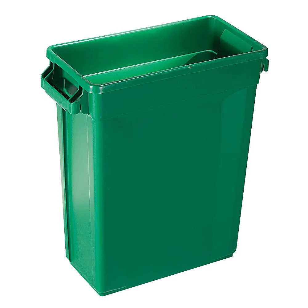 62-6615-92　Trust Slim Rectangle Container 60 L Green　1211
