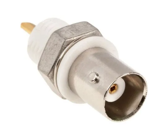 63-7683-05　TE Connectivity AMP系列直板50Ω面板安装BNC接头，插孔，镍，焊点终止　5227726-3