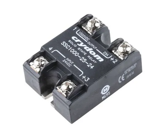63-7616-54　Sensata/Crydom 25固态继电器，表面贴装，晶体管，1000 V最大负载　SSC1000-25-24