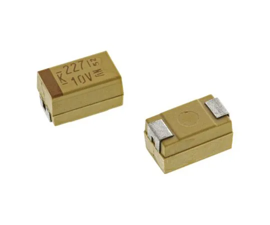 63-7619-96　凯美特钽电容器220μF10Vdc MnO2固体±10%耐受性T491系列　T491X227K010AT