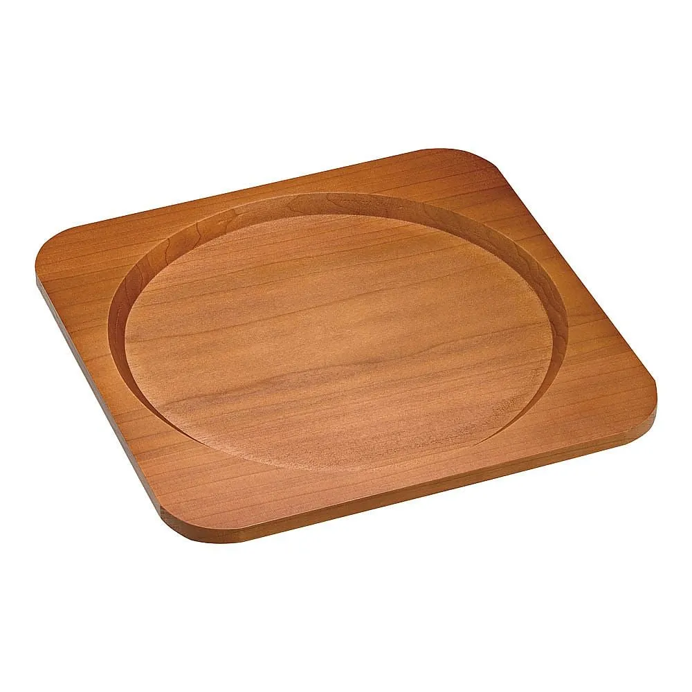 62-6731-12　Paella Nabe Special Wooden Platform 28 cm