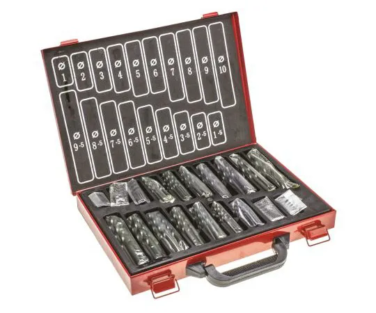 63-7595-68　RS 170钻具HSS钻具1mm~10mm　507-1726