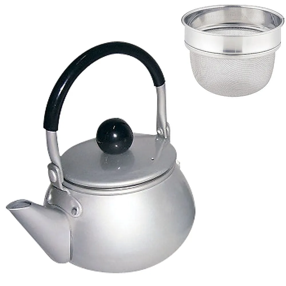 63-5698-19　Silver with Alumite Dream Teapot Crane　EKY2001