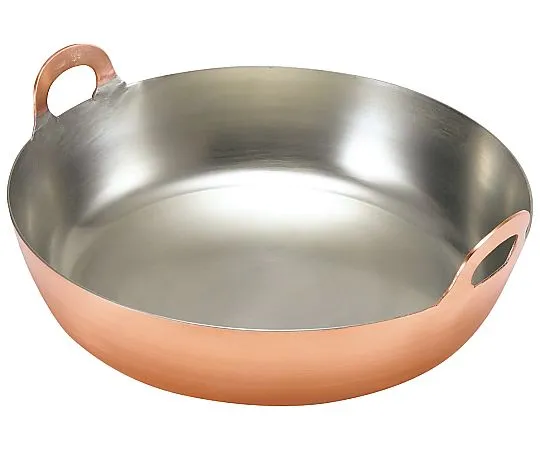 69-5189-71　Copper Fry Pot 27 cm (2 mm Thickness)　0226101