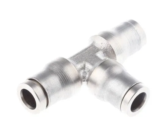 63-7547-98　Legris 3604气动Tee管到管适配器，推入6 mm x推入6 mm x推入6 mm　3604 06 00