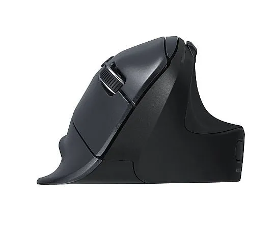 67-7766-92　Ergonomic Mouse Fast Scroll Wireless 5-Button BlueLED Black　MUS-RKF176BK