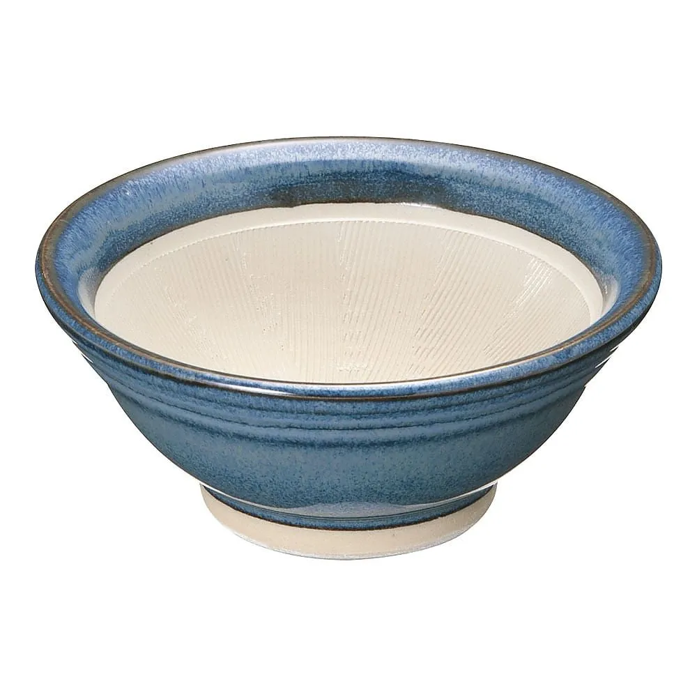 63-1253-17　Blue Namako Suribachi (with Silicone Rubber) No.4