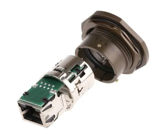 63-7618-47　Amphenol RJ现场系列，用于RJ45连接器的Jam Nut　RJF 71 G