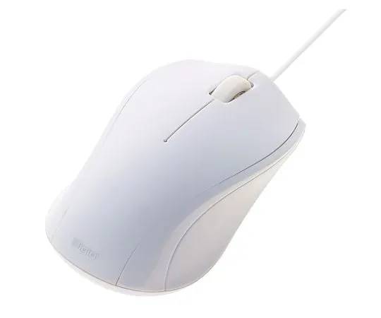 67-7766-67　Quiet BLUE LED Mouse 3-button white　MUS-UKT102W