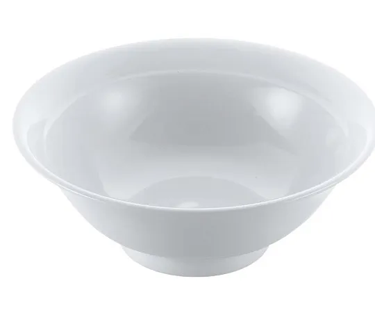 63-7195-23　Porcelain Chinese Dishes White Rim Takadai Rice Bowl 7 Sq (φ212)　8179830