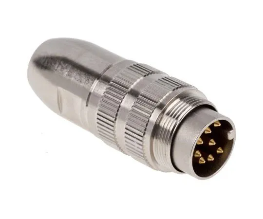 63-7615-25　Lumberg 8极丁插头，DIN EN 60529, 5A, 60 V acIP68　0332 08