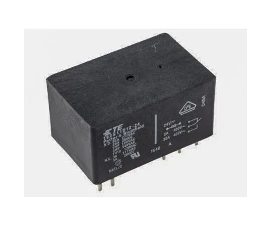 63-7677-80　TE Connectivity DPDTNon-LatchingRelay PCB Mount,24V直流线圈，30A　T92S11D12-24=T92