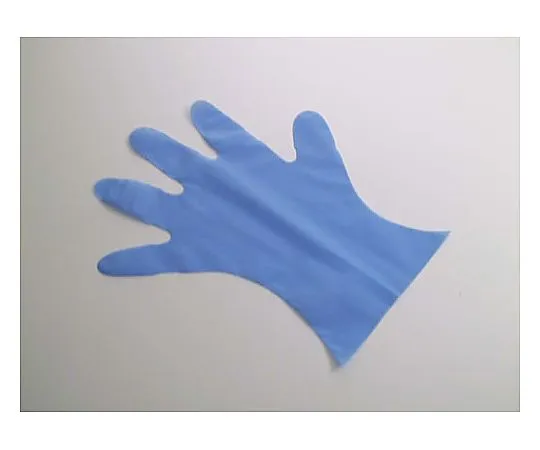 62-6627-51　Color My Just Gloves, 5 Pieces, Squeezed Blue (200 Pieces) S　28