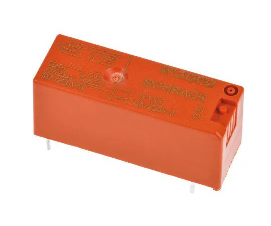 63-7680-08　TE Connectivity SPDTNon-LatchingRelay PCB Mount,12V直流线圈，8A　RY212012