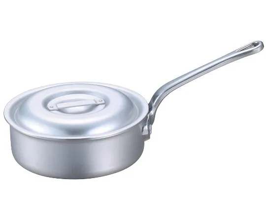 63-7096-02　EBM Aluminum Prochef IH Shallow Single-Hand Pot (with Scale) 15 cm　8108800