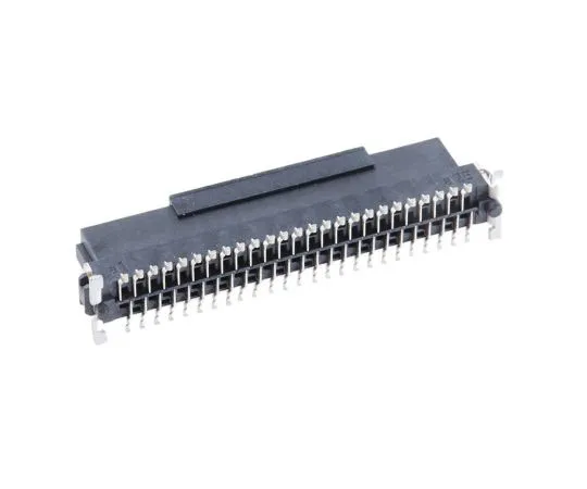 63-7635-86　ERNI SMC系列1.27mm间距50道2线直PCB插座，表面贴装，焊点终止　154719