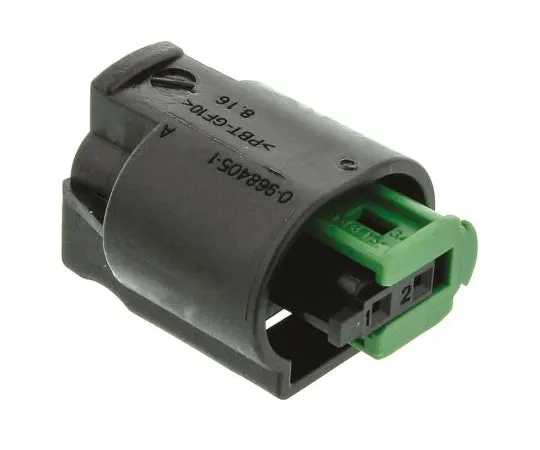 63-7677-07　TE Connectivity Micro Quadlock系统系列，1列2路电缆安装插座连接器，具有压痕终止法　1-967644-1