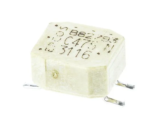 63-7589-46　EPCOSB82793系列线绕SMD电感器，铁氧体核心，4.7 mH -30→+50%线绕400mA Idc　B82793C0475N265