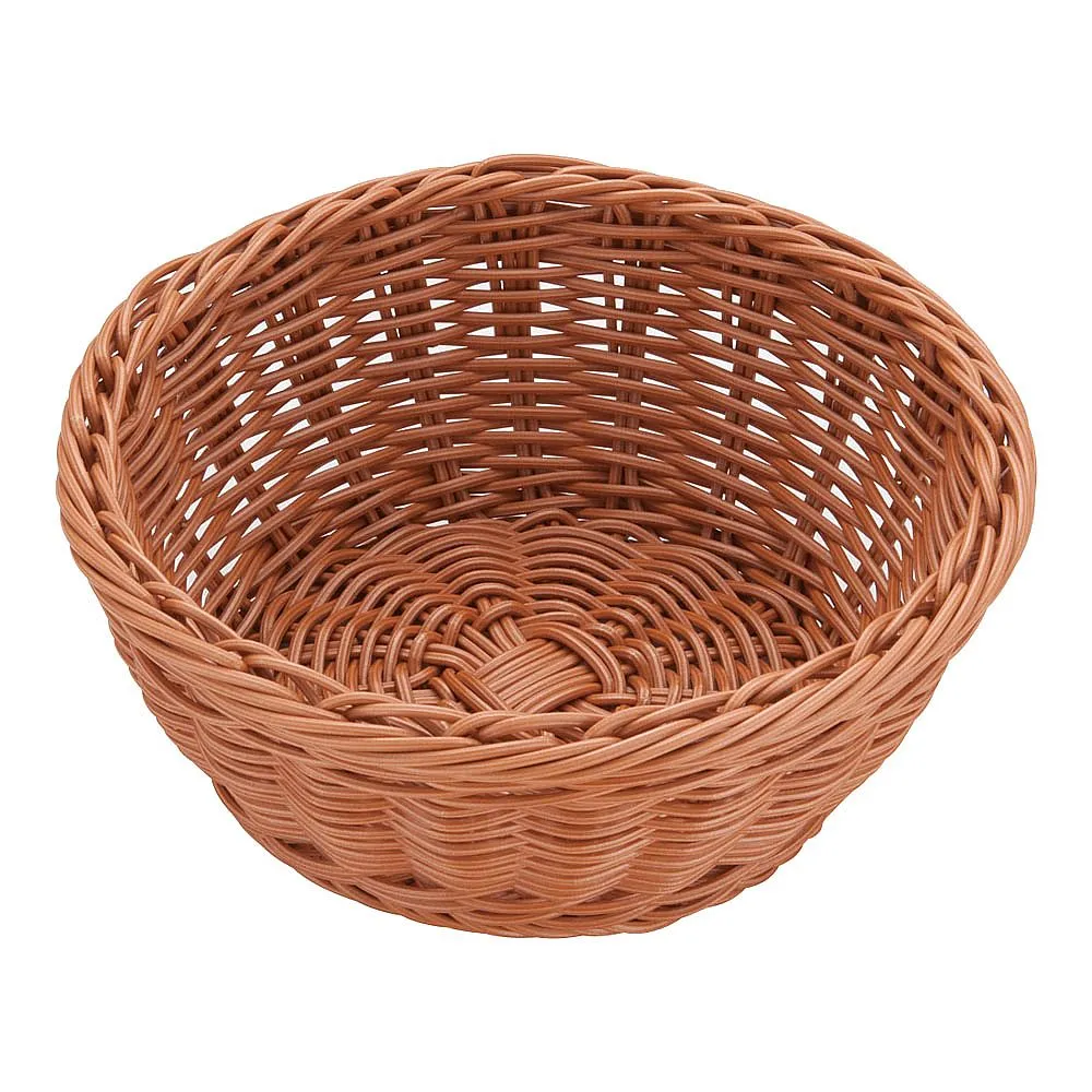 62-6582-12　Resin basket round tea　91-080B