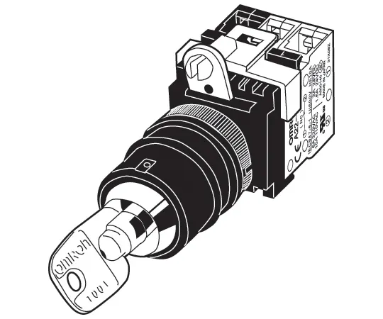 65-2771-65　安全密钥选择开关　A22TK-2LR-12-K30