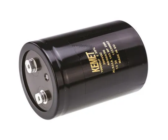 63-7517-10　凯美特10000μF200V直流铝电解电容器，螺柱安装位77 x 105mm+85°C 77mm 105mm　ALS31A103NF200