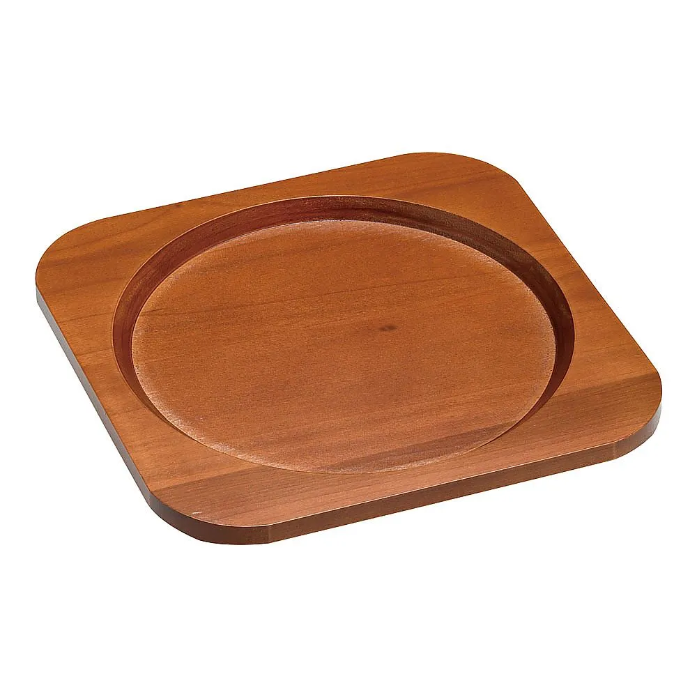 62-6731-10　Paella Nabe Special Wooden Platform 24 cm