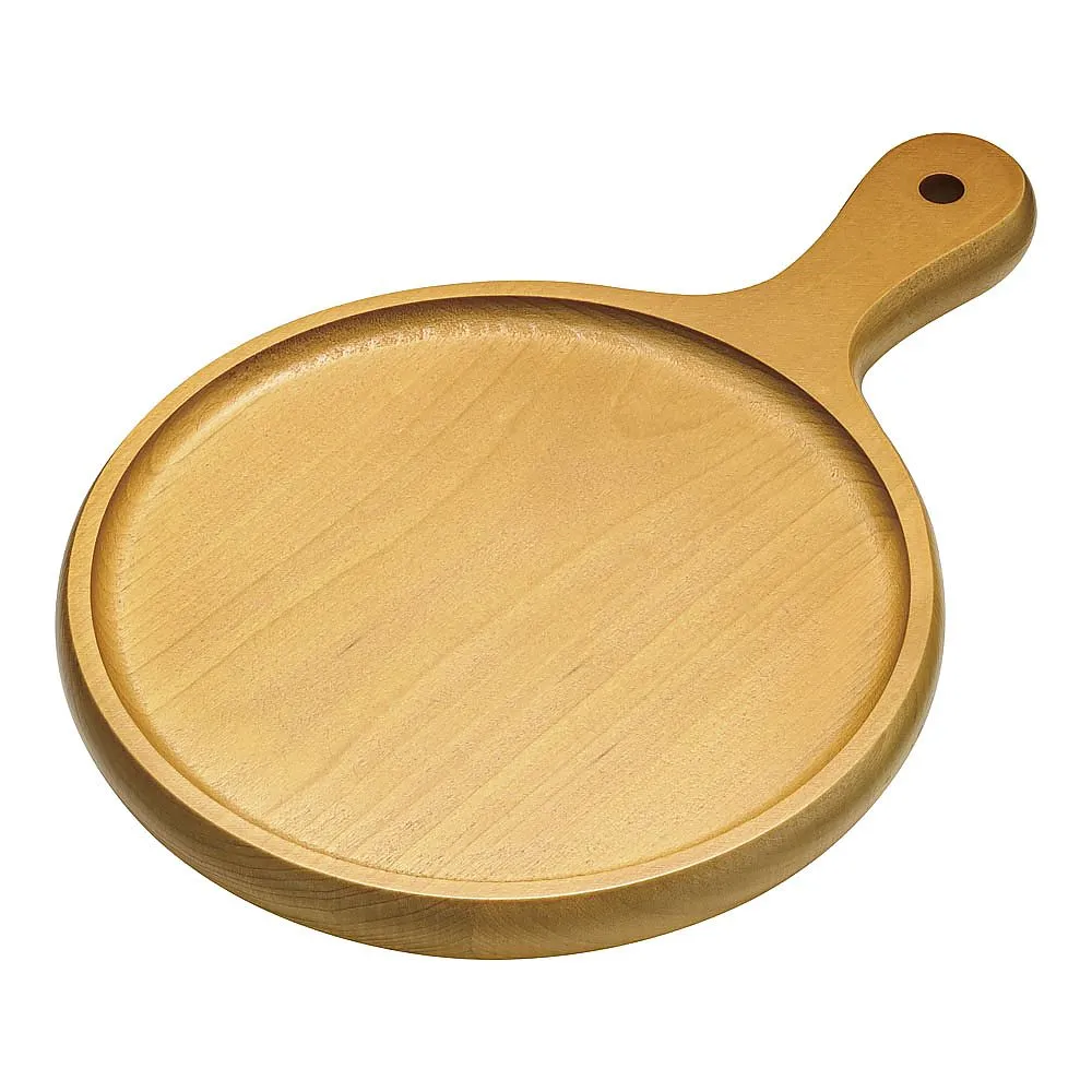 62-6536-61　Wooden Pizza Tray Small φ200 mm　P-8