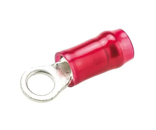 63-7666-92　TE Connectivity PIDG系列绝缘压紧环端子，M3.5螺柱尺寸，0.26mm2至1.65mm2线材尺寸，红色　36150