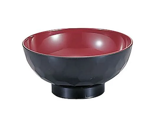 62-6854-31　3.8 sun tortoiseshell bowl, Kurouchi red　RWV04
