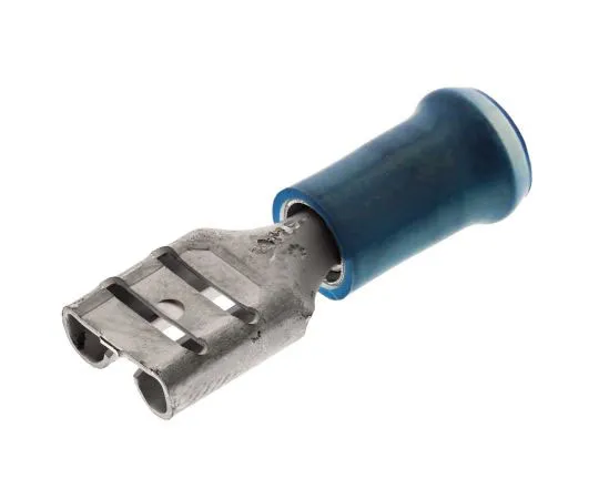 63-7681-98　TEConnectivityPIDG FASTON.250系列蓝色绝缘外壳，6.35×0.81mm,1mm2至2.5mm2,17AWG至13AWG,　9-160313-5