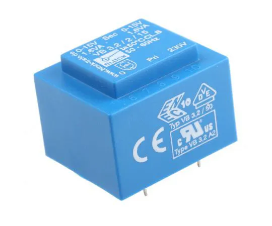 63-7500-85　15V交流2输出通过孔PCB变压器，3.2VA　VB 3.2/2/15