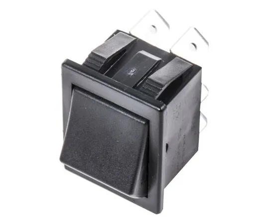 63-7615-37　Arcolectric Double Pole Throw (DPDT) ，瞬间摇杆开关面板安装　1483356-3