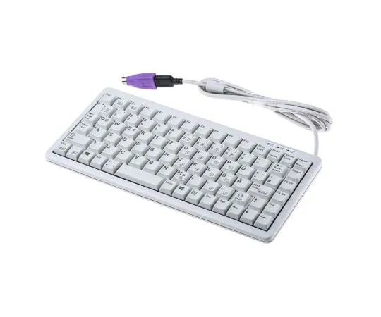 63-7561-79　樱桃线灰色USB小型键盘，QWERTZ　G84-4100LCMDE-0