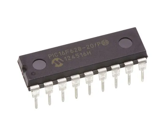 63-7563-26　单片机PIC16F628-20/P,8位PIC单片机，20MHz, 128 x 8字，2048 x 14字闪存，18-PinPDIP　PIC16F628-20/P