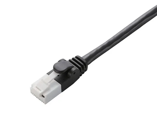64-2320-05　LAN电缆CAT6符合欧盟RoHS指令，符合ClawFoldPrevention简易包装规范15 m Black　LD-GPT/BK15/RS